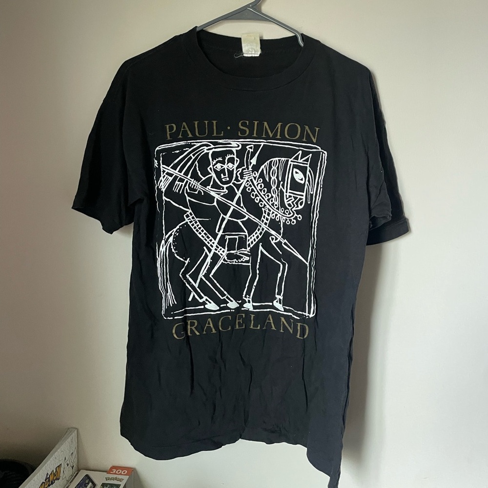 Vintage 1987 made in USA Paul Simon Graceland band tee